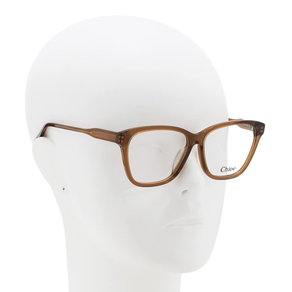 Chloe Eyeglasses Frames Clear Brown Women's CH0084OA-002