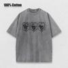 Anime Attack On Titan Acid T Shirts Casual Vintage Washed Shingeki No Kyojin Tee Short Sleeve Manga Gothic Tops Summer