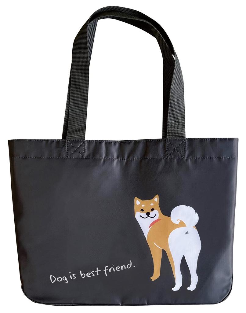 Onishi Ken Seihan Shopping Bag ARC-2402 Shiba Inu Gray