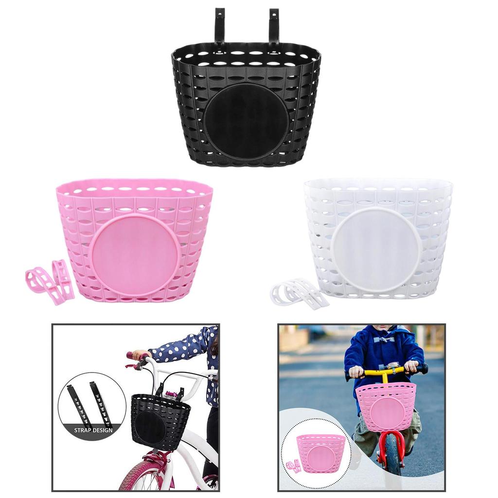 Kids Bike Basket Storage Replace Container Portable Handlebar Basket Bike Front