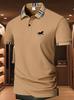 Herren-Poloshirts - Kurzarm & Kragen, Herren-Arbeitshemd für Business Casual Sommermode Tägliche Kleidung