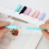 4/6Pack Cat-Themed Erasable Gel Pens 2 Colors Refill Set 0.5mm Fine Point Heat Sensitive with Rubber Grip Assorted Styles
