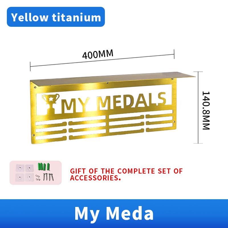 Factory Direct Custom Large Wall Hanger Metal Medal Display Rack for Bulk Medals & Awards Storage