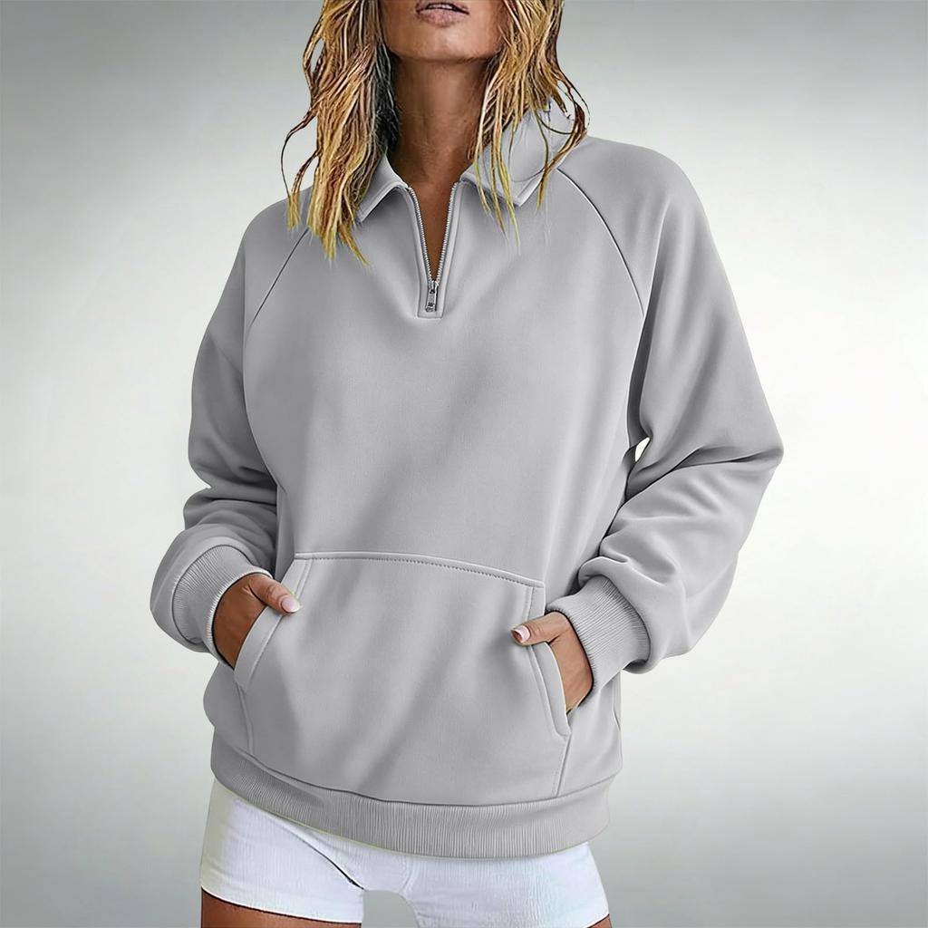 Women's Casual Sweatshirt Loose Fit Color for Everyday Wear