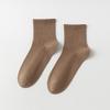 Sock Children's Mid-calf Socks with Antibacterial, Sweat-absorbing, Breathable and All-season Features, Made of Pure Cotton.