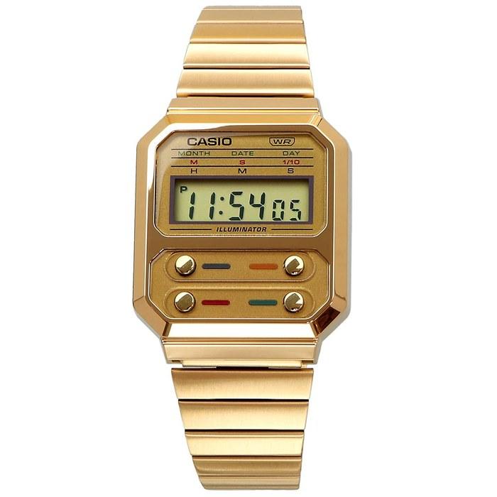 CASIO A100WEG-9A Digital Watch - Gold