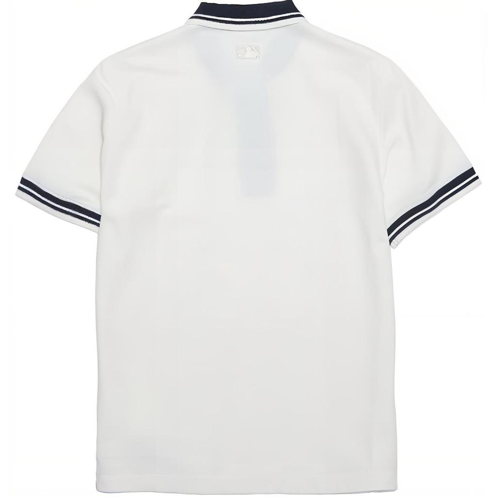 New MLB New York Yankees Polo Shirt Unisex Ivory 3APQB0253-50IVS