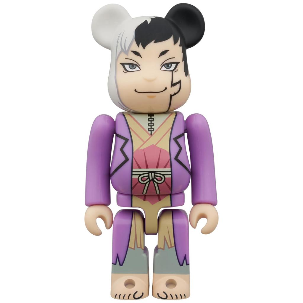 Medicom Toy BERBRICK Bearbrick Anime "Dr. Stone" Senku Ishigami & Gen Asagiri 2-Piece Set, Each Approximately 70mm Tall, Non-Scale, Painted, Complete