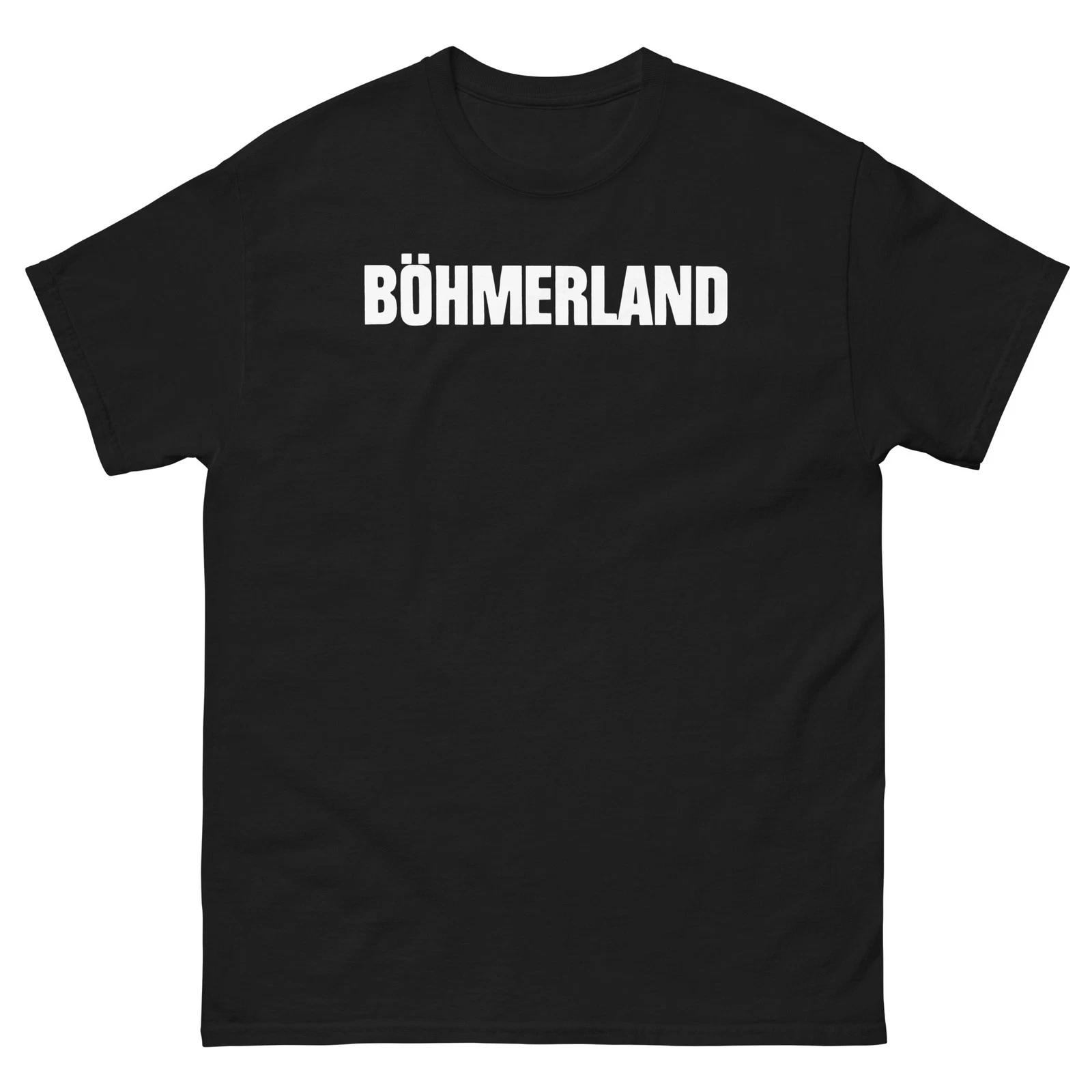 

Böhmerland Motorcycles Graphic 100% Cotton T-shirt Mens Tees Top Unisex classic tee 3XL