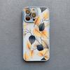 Vintage Flower Leaves Phone Case For iPhone 16 15 14 Pro Max Plus 13 12 11 Mini Pro Max X XR XS 8 7 Plus SE2 Shockproof Shells