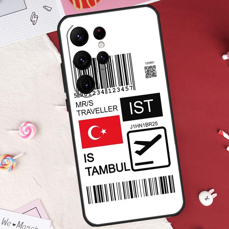 Turkey Flag Case For Samsung Galaxy S26 Ultra S23 S22 S21 S20 S24 S25 Ultra S10 Plus S25 FE Cover Shell