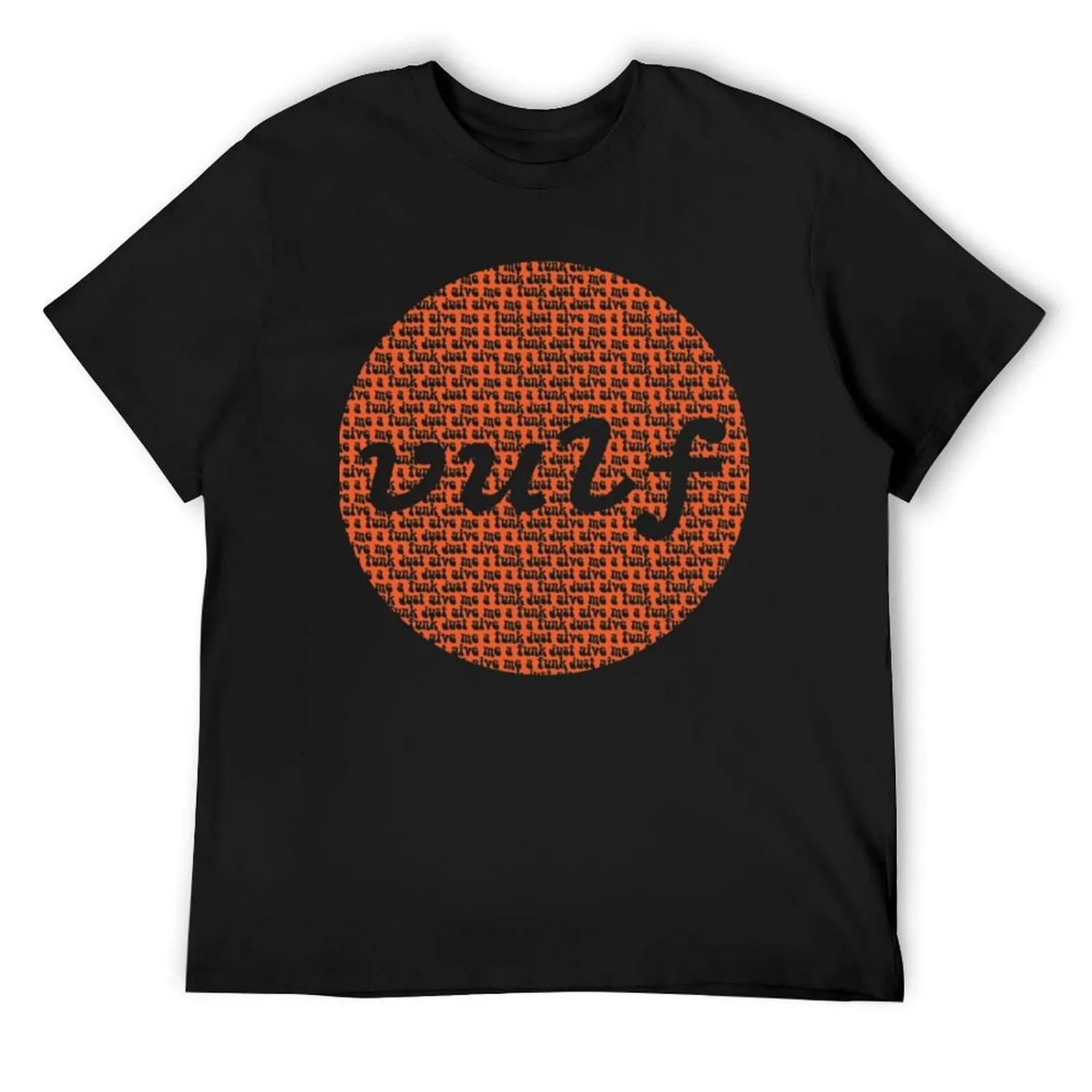 

Vulfpeck Shirt Vulf Circle Orange Print T-Shirt tees street wear men clothing XXXXXL чорний