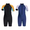 Kids 2.5mm Neoprene Shorty Wetsuit Snorkeling Surfing Swimming Youth Front-Zip Warm Dive Suit