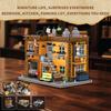 Non-Toxic 2284Pcs English Cottage Building Blocks Retro House With Car Moc Model Bricks Desktop Decoration Diy Toys For Kids Holiday Gifts