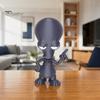 Decorative Alien Figure 3D Printed Ornament, Funny Figurine, Collectible Big Head Novelty Home Ornament Statue for Desk Shelf Decor, Lovers