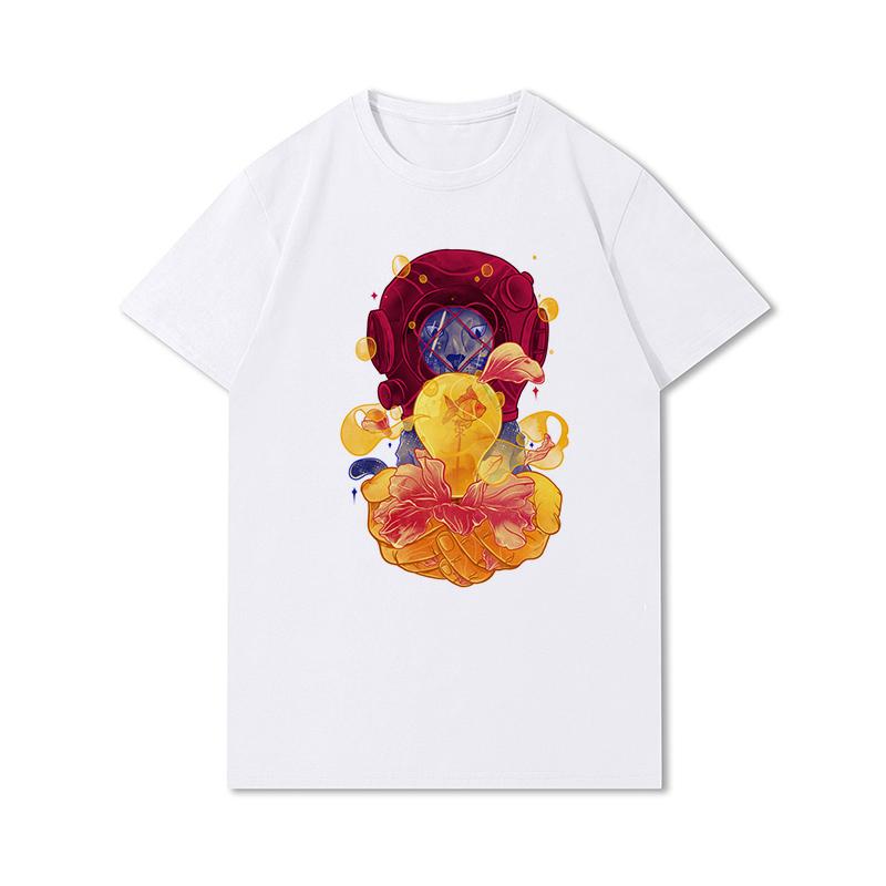 Summer Graphic Men Tees Anime Men's T-shirts Harajuku Tops Vintage Short Sleeves Oversized Unisex Shirts