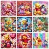 Winnie The Pooh 5D Diamond Painting Full of Diamonds Handmade DIY Cartoon Decorative Painting Diamond Sticker Kit