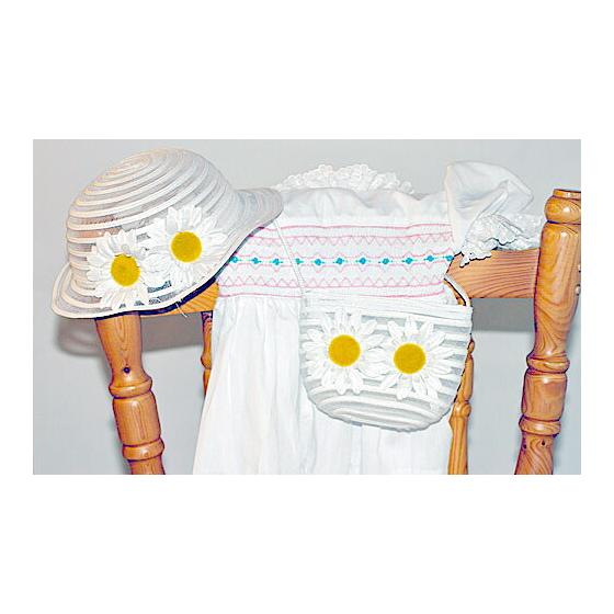 Dress Baby Dress Smocking Dress Embroidery Smocking Dress Hat & Bag Set Smocking Dress White 80 & Hat & Bag Set 48 White Choose!! Free gift wrapping