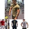 Luxuriöses Herren Tanktop für Fitnessstudio Bodybuilding Muskelkurzarm Lässiges T-Shirt