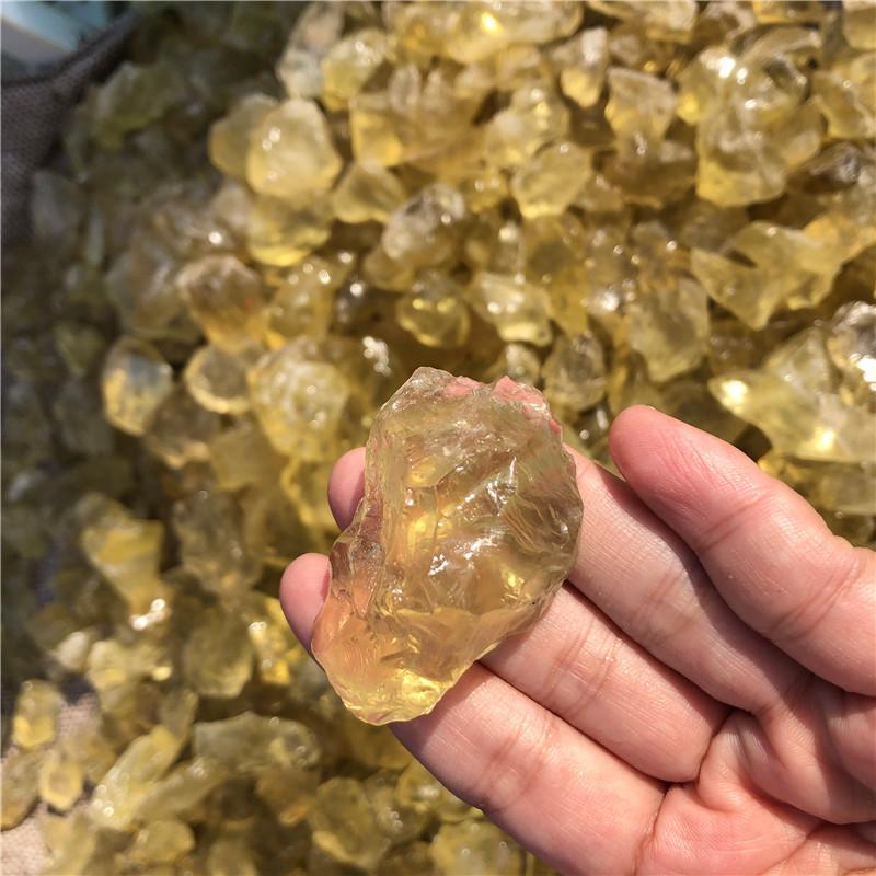 Natural Topaz Crystal Rough Raw Stone Rock Specimen Brazil