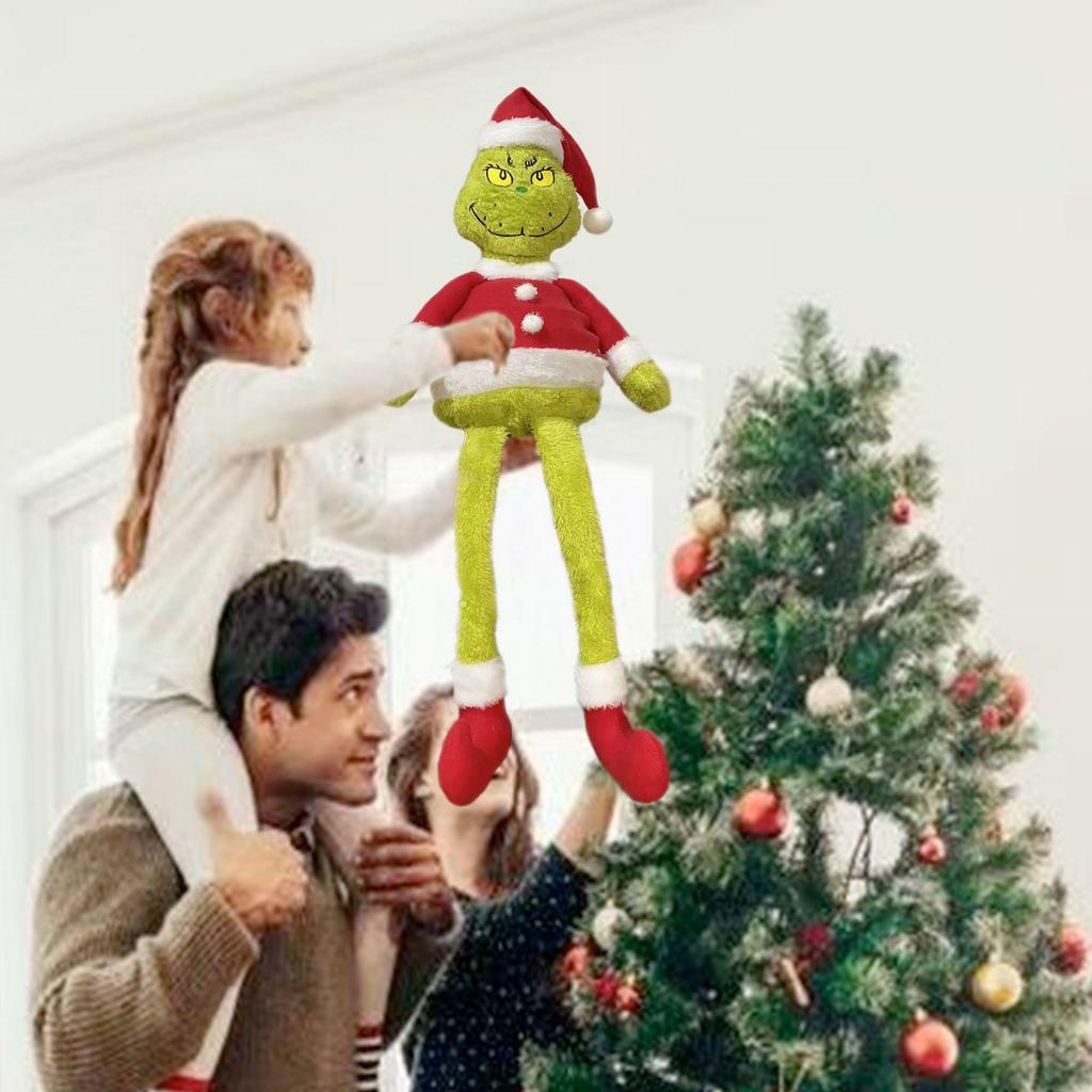 LED Glowing Five-Point Star Tree Topper: Christmas Tree Top Decoration with Flashing Star Lights Ornament.