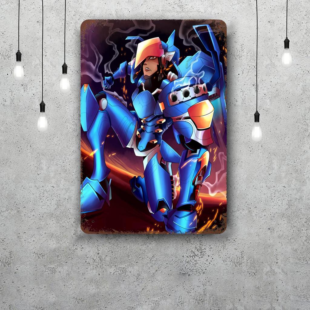 Overwatch Classic Poster Rusty Metal Plaque Retro Decorative Plate Bar Man Cave Garage Club Metal Sign Wall Decoration