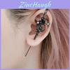 Creative Alloy Star And Moon Earrings With Geometric Design For Women Fashion Accessories