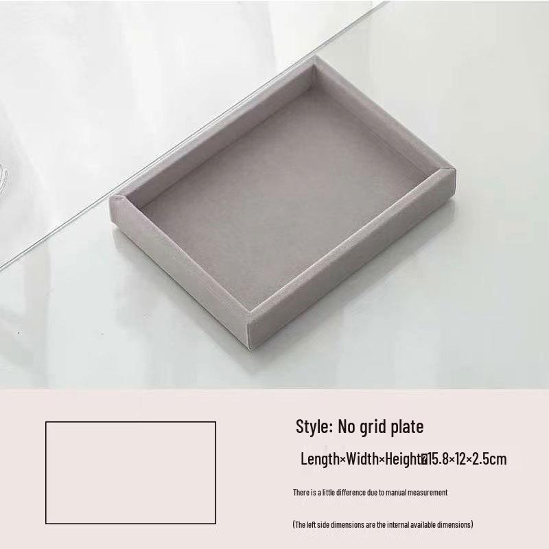 Sametová šperkovnice a organizér na náušnice, náramky a náhrdelníky