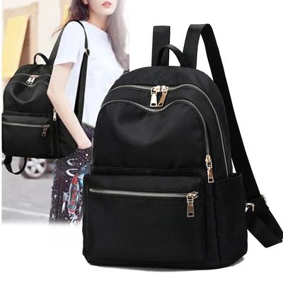 High-End Women's Oxford Cloth Backpack - Large Capacity, Lightweight, Casual Style for College Students