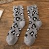 New Coral Fleece Fluffy Stockings Thickened Winter Warm Medium Tube Sock Sleep Socks Non-Slip Women Stockings Gift
