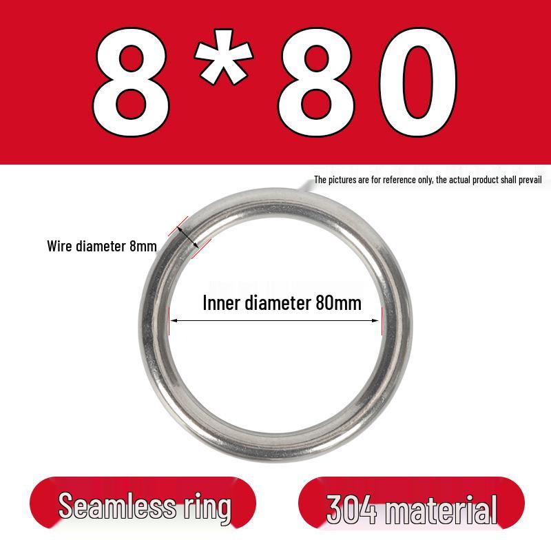 Stainless Steel Seamless O-Ring: Corrosion-Resistant Accessory for Handbags and Pet Gear