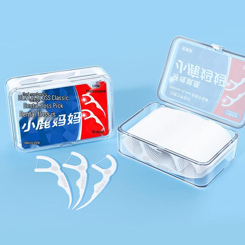 FAWNMUM Ultra-fine Dental Floss Picks