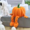 Halloween Home Decoration Choir Ghost Toy Pumpkin Man Faceless Cloak Male Mini Scene Model Ornament
