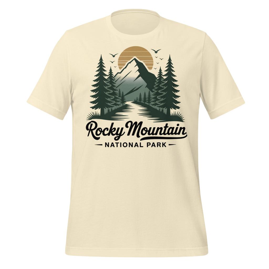 Rocky Mountain National Park Shirt Unisex Nature Hiking Graphic Tee Outdoors