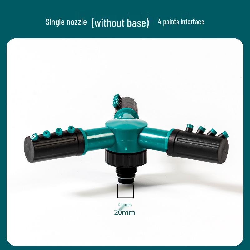 

360° Rotating Three-Arm Oscillating Garden Sprinkler for Cooling and Irrigation