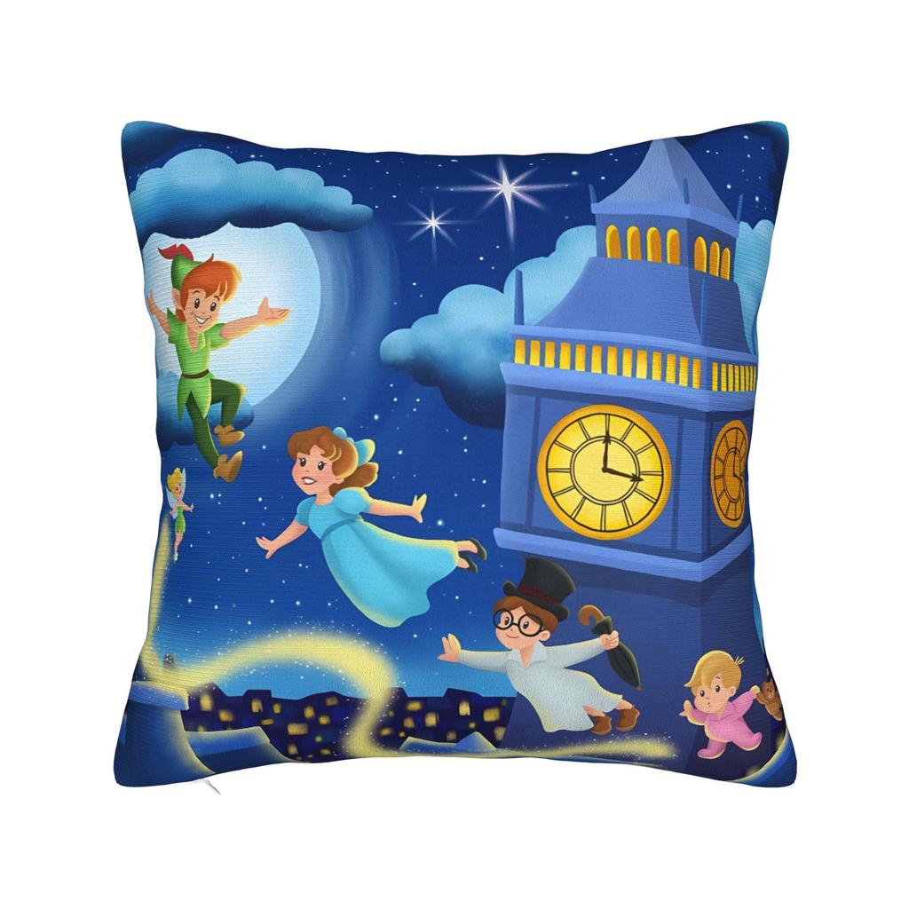 Pillow Cover Cartoon P-Peters P-Pan  Morden Pillow Case For Sofa Car Home Decor Pillowcases