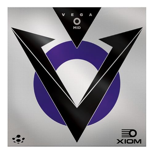 Накладка для настольного тенниса XIOM Vega O Mid Inverted Soft Balanced, Красная, 2.1 мм, 850051