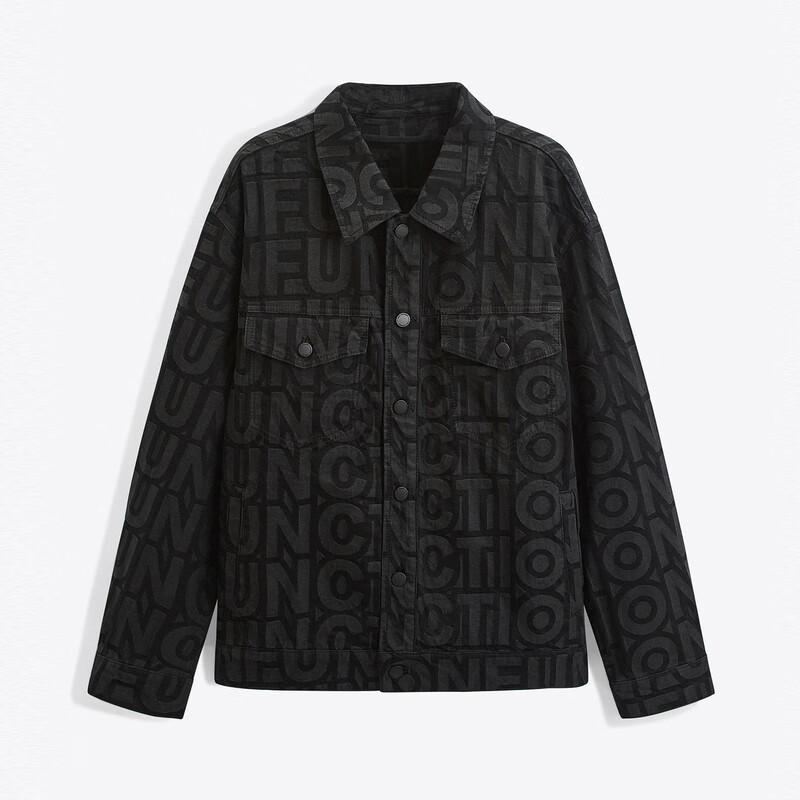 GXG Men's New Year Collection Black Denim Jacket