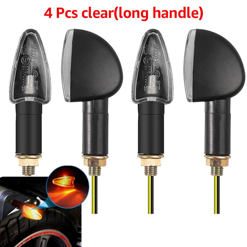 Universal Motorcycle Halogen Turn Signal Light Motorcycle Blinker Lights 12V 10mm Turn Signal Lamp For Honda For YAMAHA