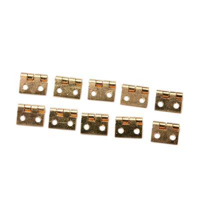 10 Stück Mini Kleine Metallscharniere Für 1/12 Haus Miniatur Schrank Möbel 3C-Fd