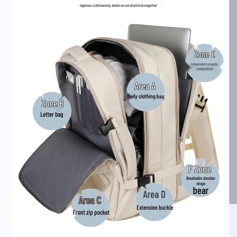 Lightweight Large-Capacity Multifunctional Travel Backpack for Men & Women – Ideal for Short Trips & Business Travel