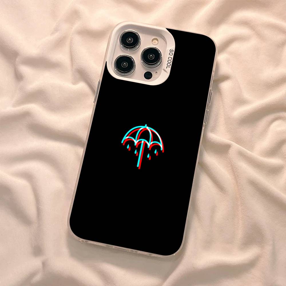 Bring Me The BMTH Horizon Phone Case Color Silver Shell For lPhone 17 16 16e 15 14 13 12 11 Pro Max Plus