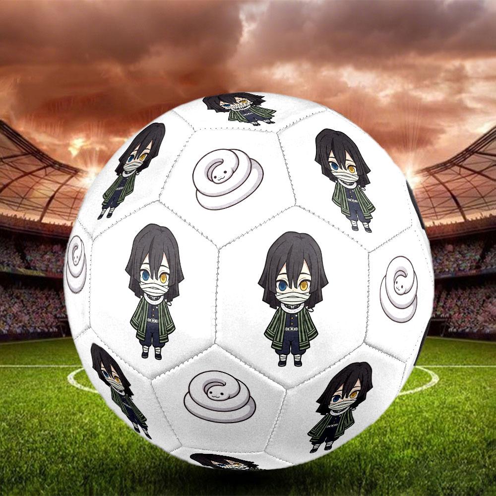 1pc Demon Slayer Kimetsu no Yaiba Soccer Ball Size 5 Indoor Soccer Ball Fashion Colorful Backyard Game - Great For Sports Fans Gift HE15