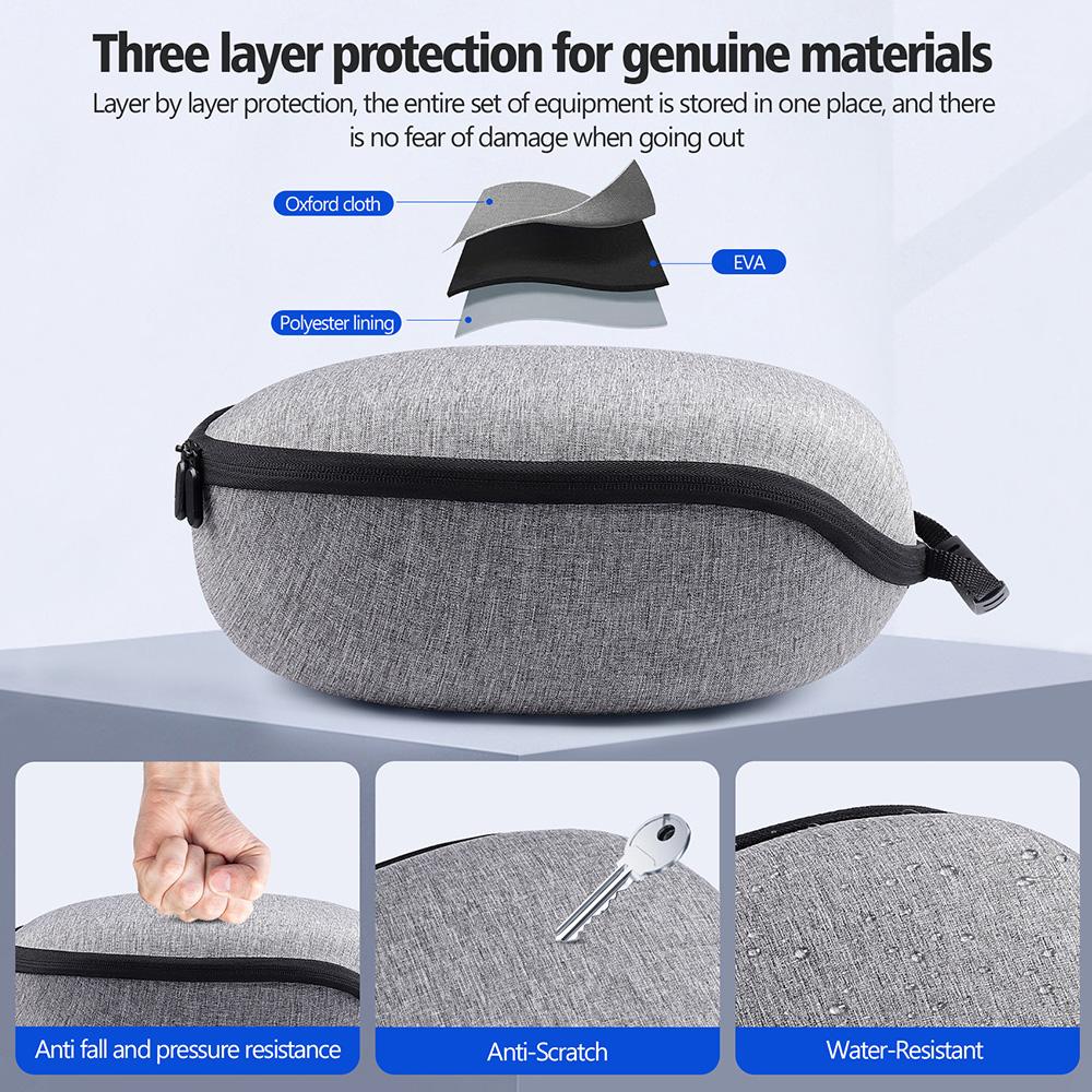 Hard Carrying Case For MetaQuest 3/3S Version VR Headset and Touch Controller Accessories, Suitable for Travel and Home Storage