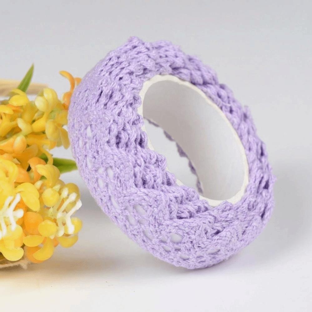 Cotton Flower Lace Trim 2 Yards Length DIY Craft Lace New Lace Ribbon Tape Handicrafts Decoration