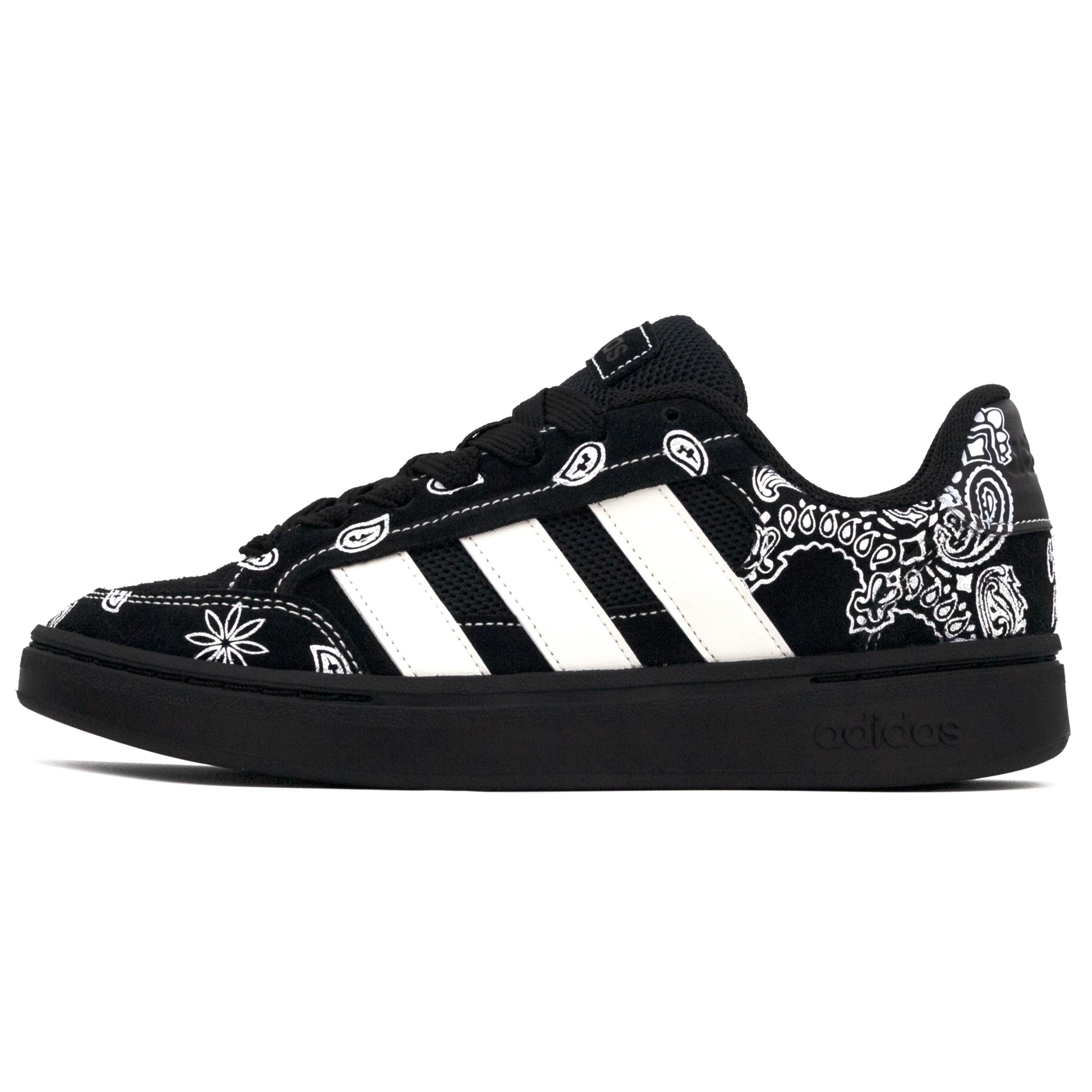 Adidas Gc Alpha Sk8 Low top Skateboard Shoes Unisex Black White JR9819(Team-) 38
