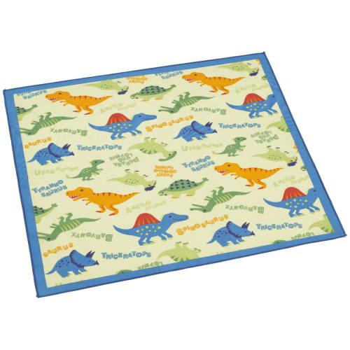 Skater Kids' Lunch Cloth, 43x43cm, Made in Japan, Dinosaur Picture, KB4-A