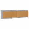 TV Stand 168 x 33 x 47 cm Grey Sonoma Particleboard