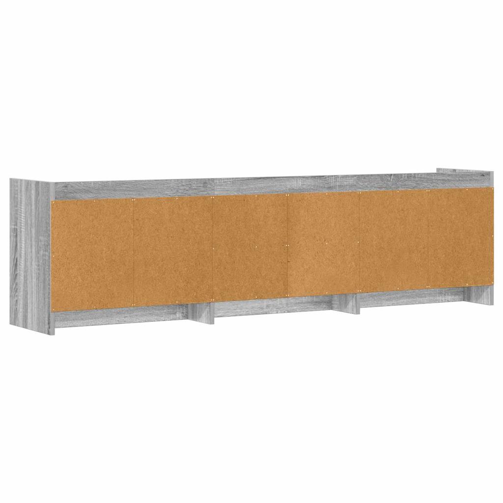 TV Stand 168 x 33 x 47 cm Grey Sonoma Particleboard