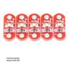 50 Pcs LilyPad LED Module White Wearable Surface Mounted LED DIY Kit for Arduino 3 5V